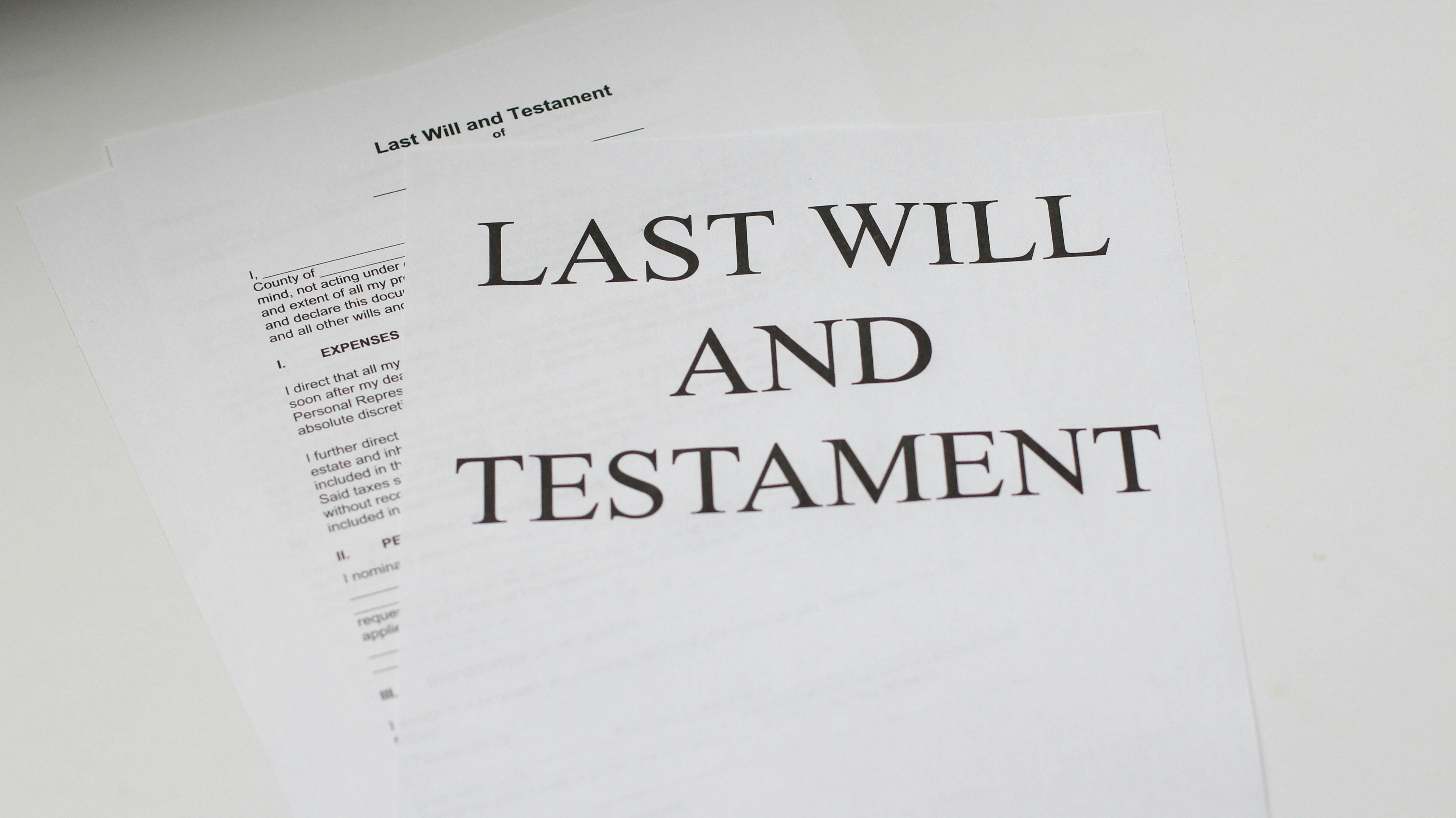 What happens if I die without a Will? What happens if I die without a Will?